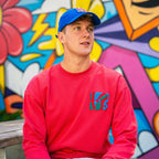 Robert Indiana LOVE Patch Crewneck Fleece