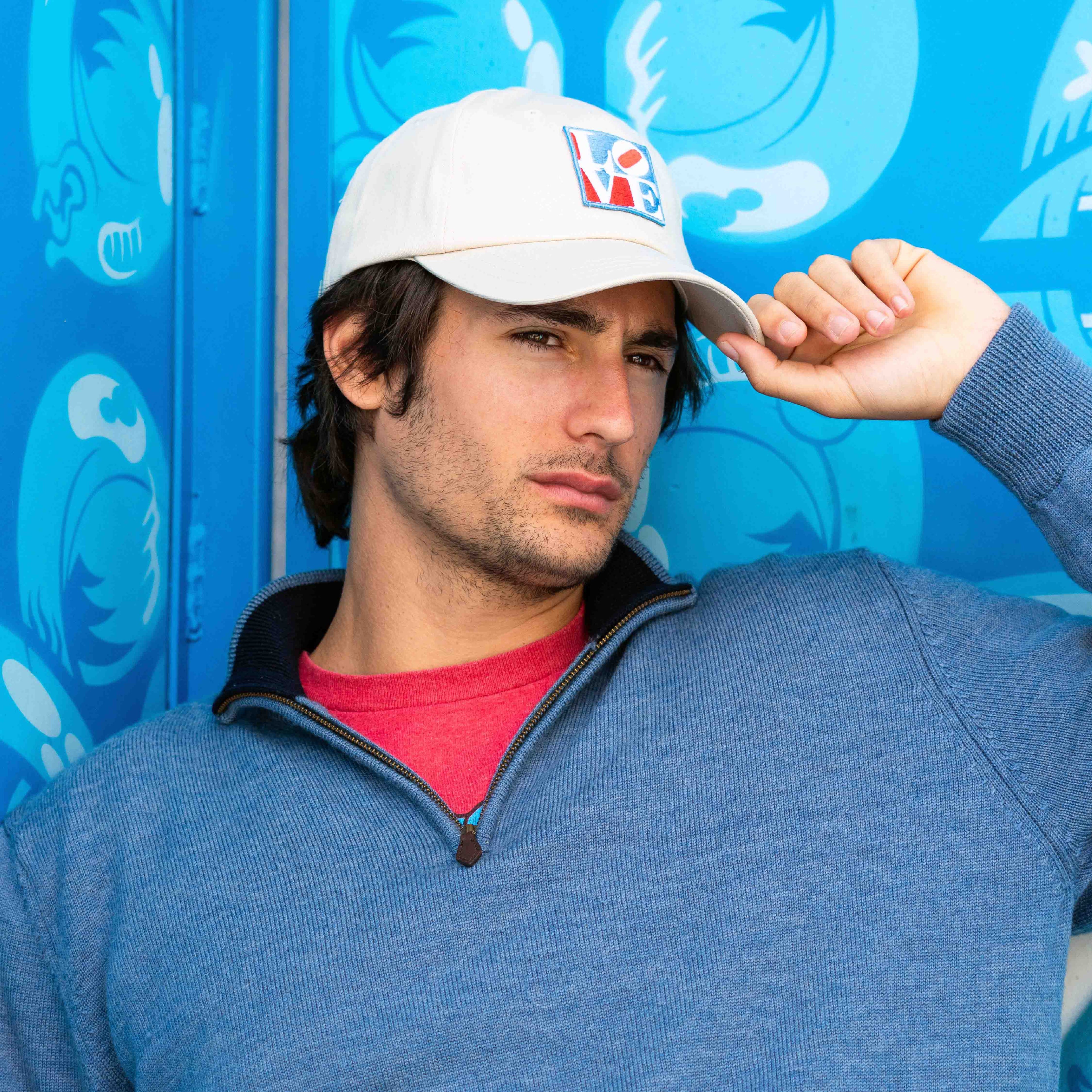 Robert Indiana LOVE Patch Dad Cap - Stone