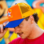 Robert Indiana USA Star Patch Trucker Cap
