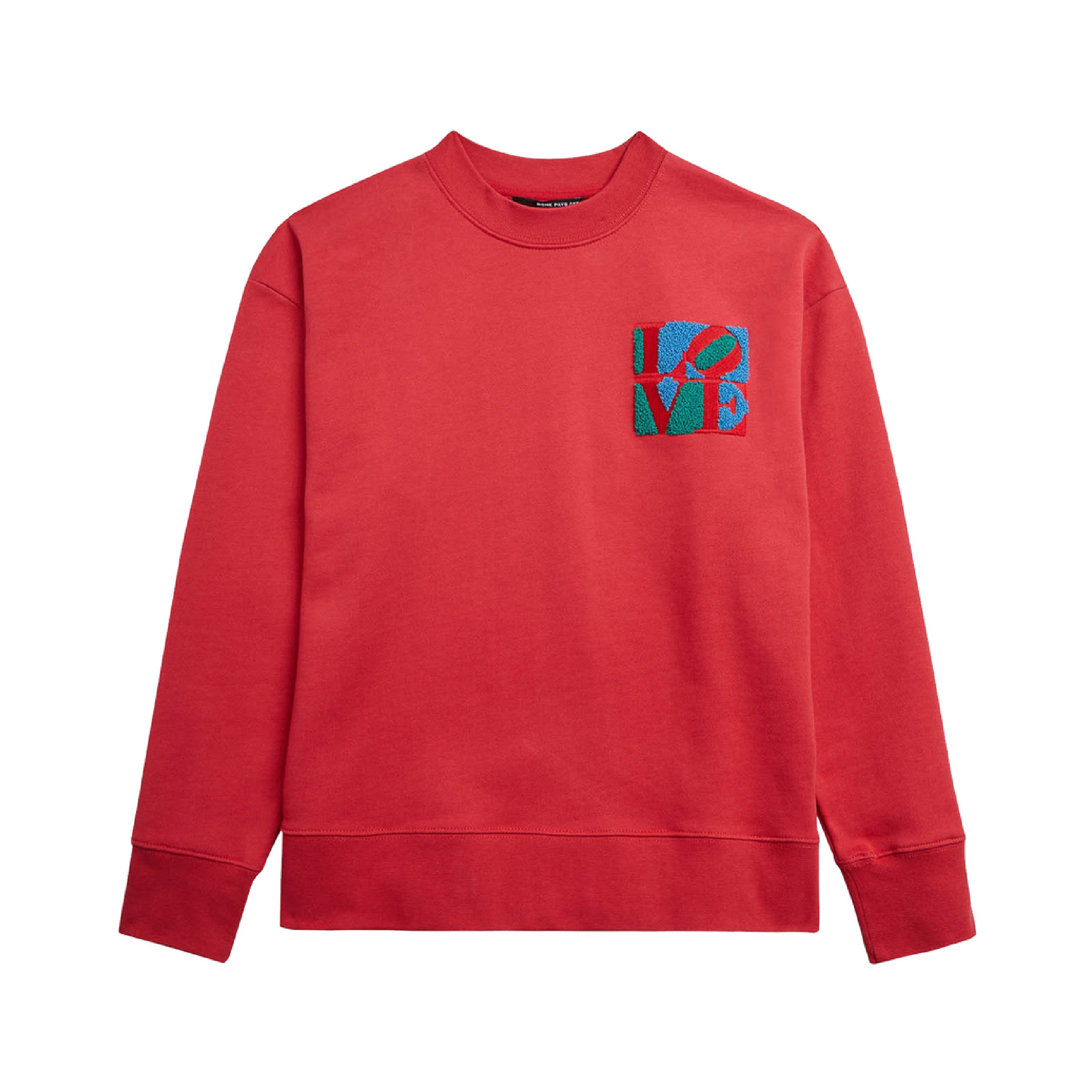 Robert Indiana LOVE Patch Crewneck Fleece Main image