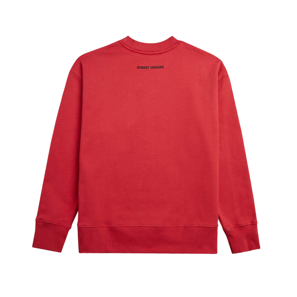 Robert Indiana LOVE Patch Crewneck Fleece