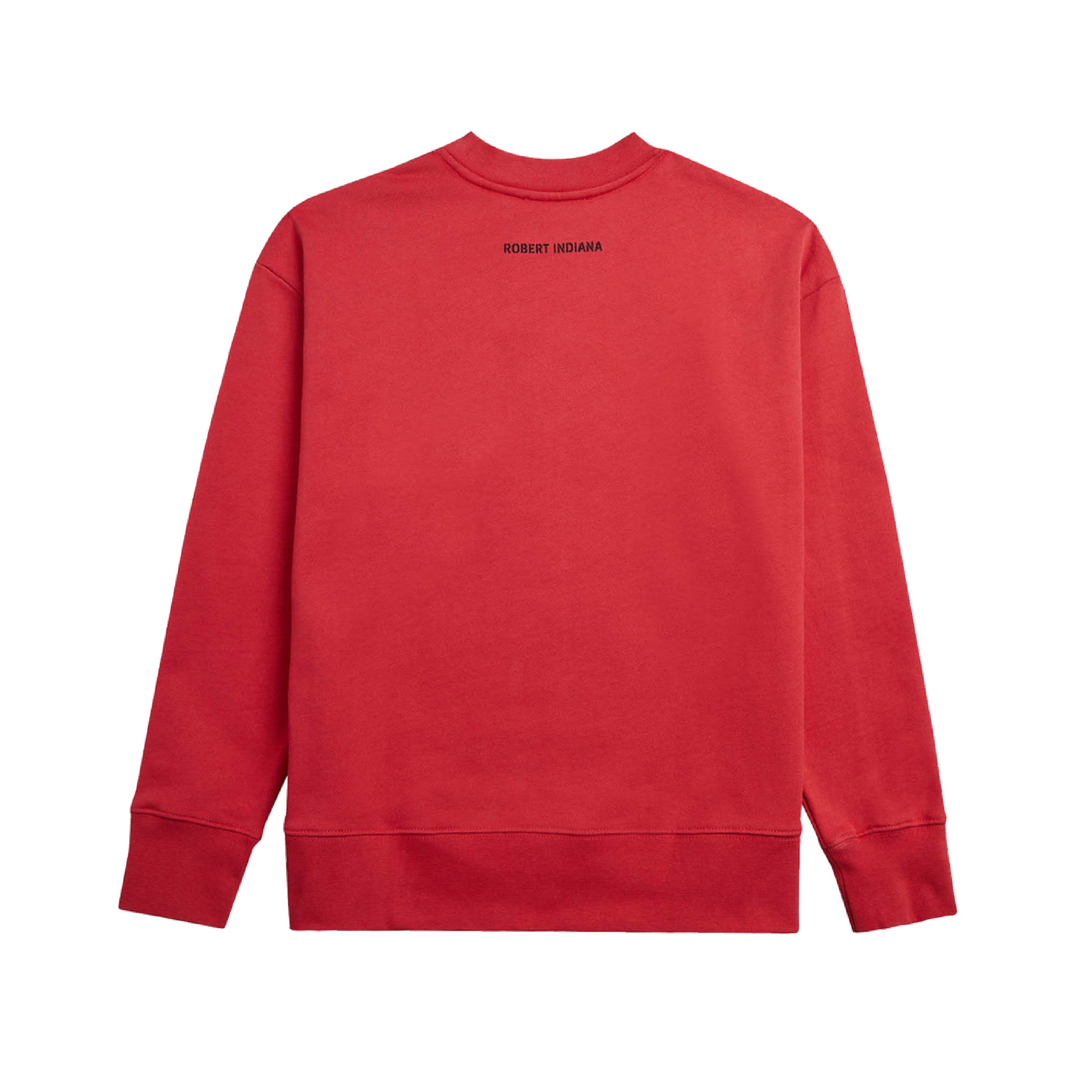 Robert Indiana LOVE Patch Crewneck Fleece