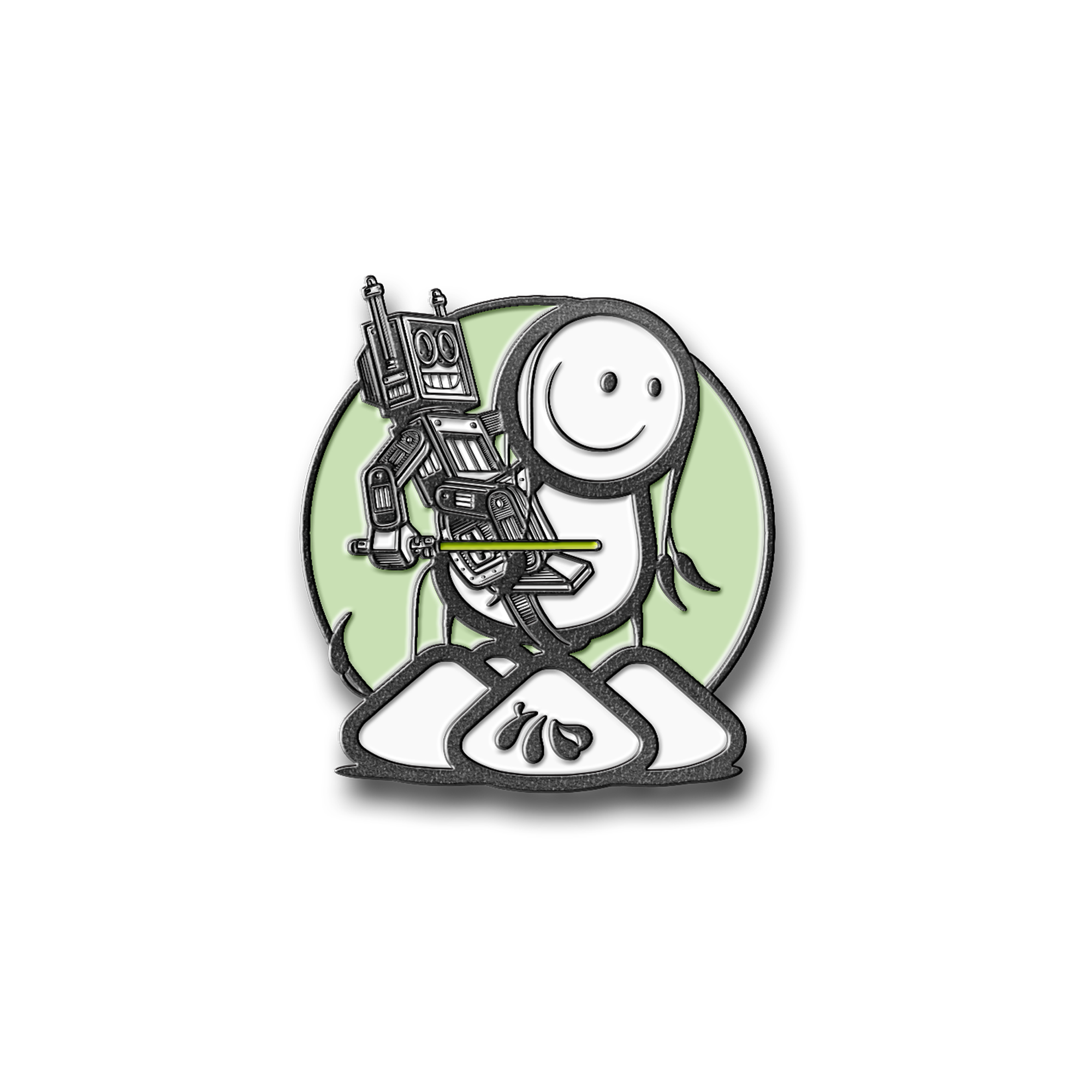 The London Police ROBOT ON LORSE  Pin