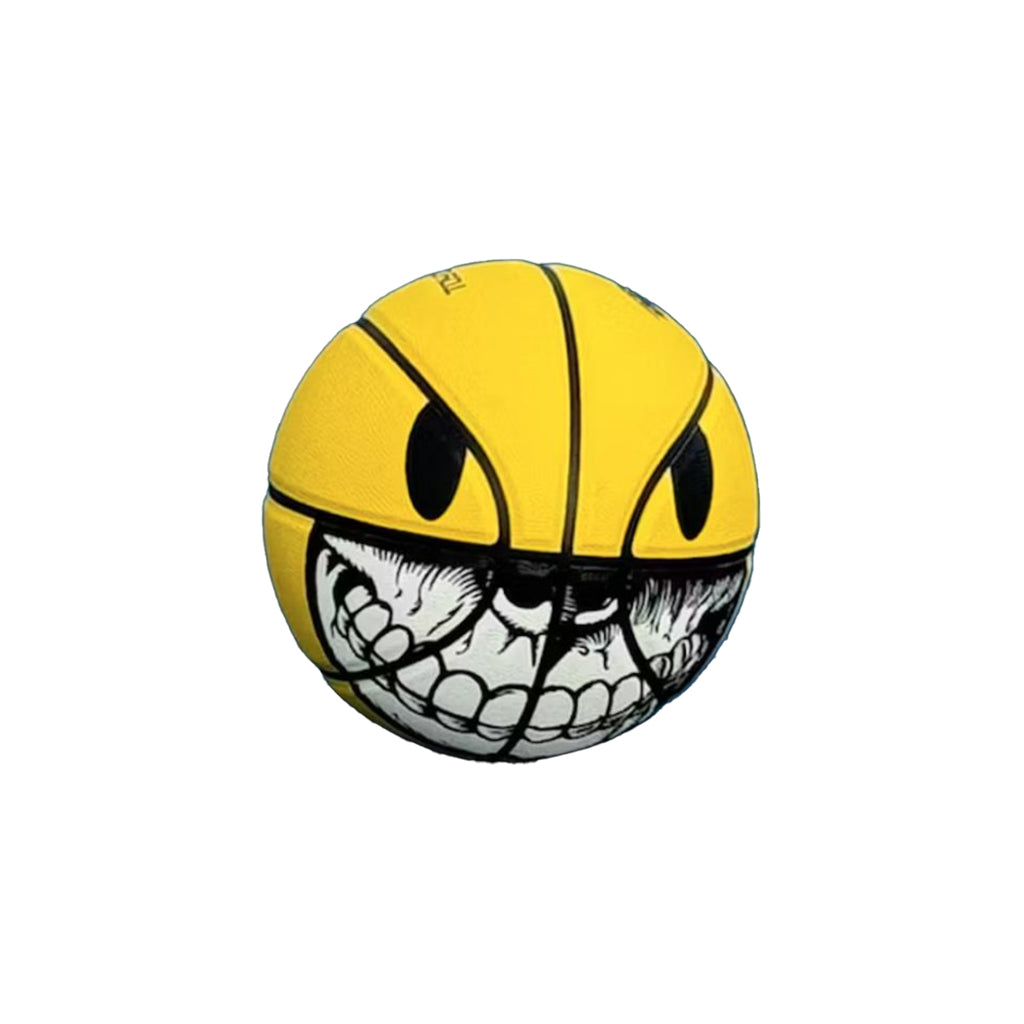 Ron English Grin Basketball Yellow 7" Main image