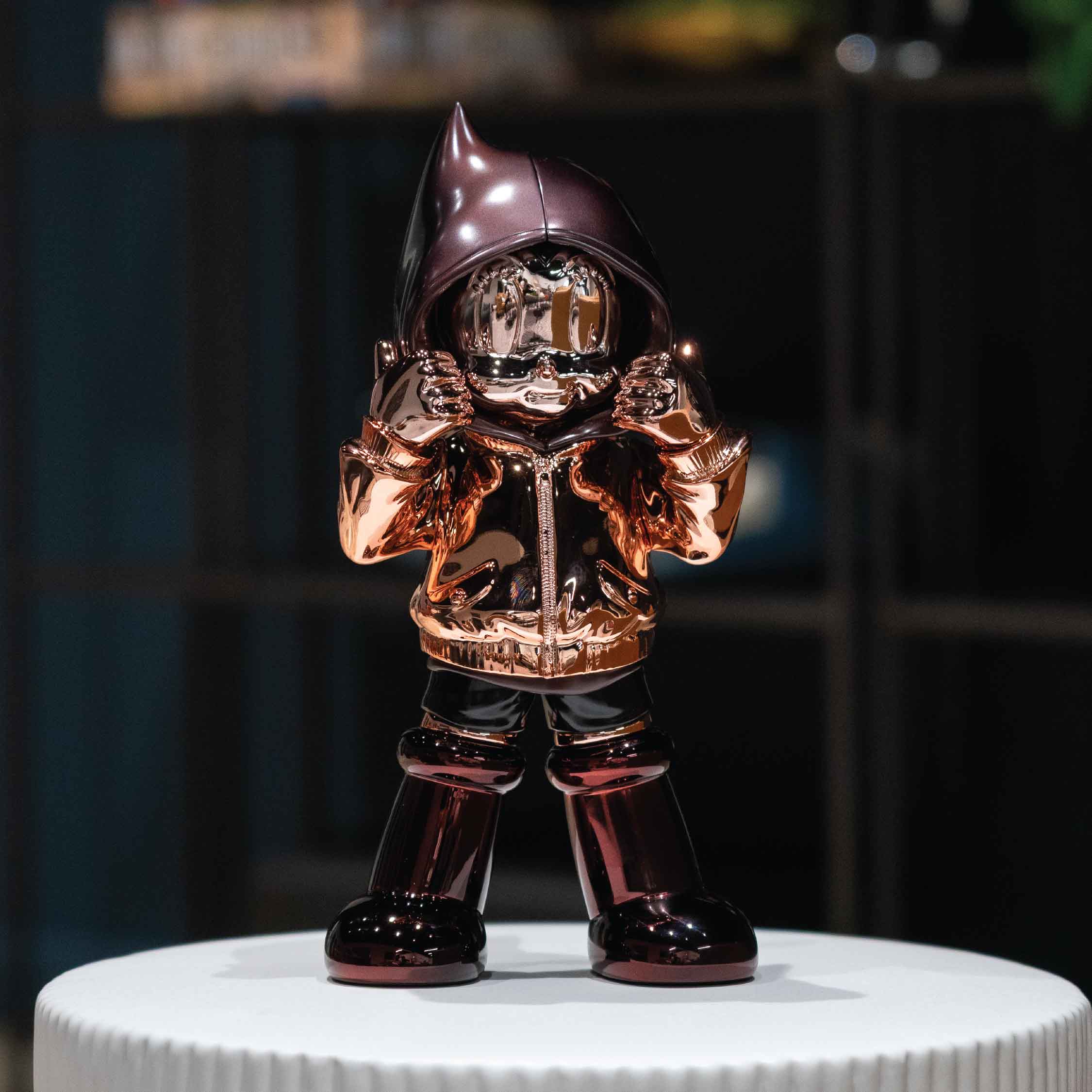 Astro Boy Rose Gold Chrome Hoodie Secondary image