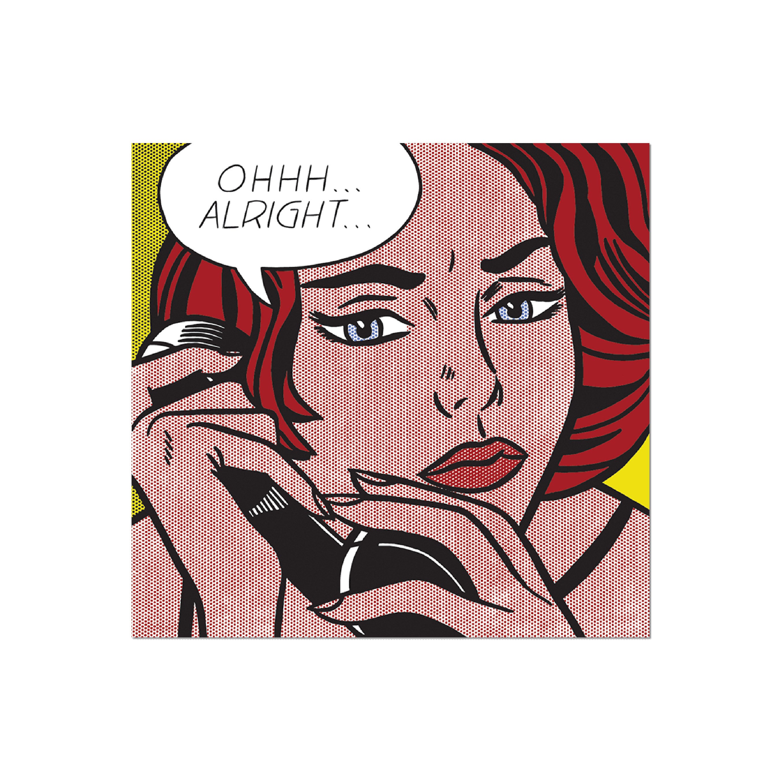 Roy Lichtenstein  Ohhh... Alright... Sticker Main image