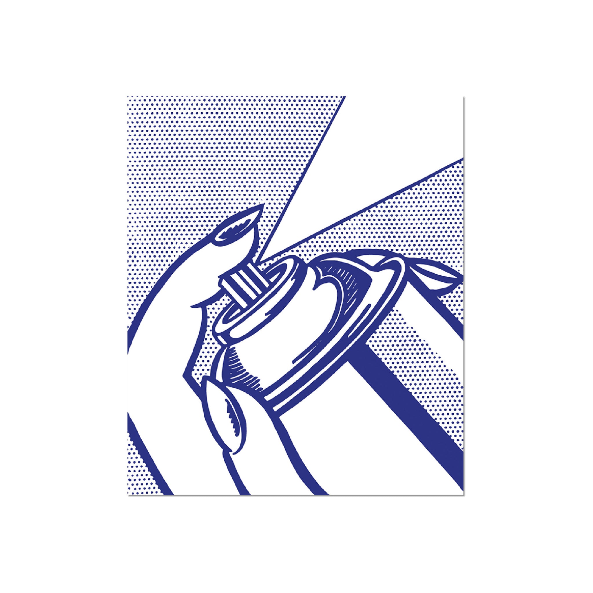 Roy Lichtenstein  Spray Can Sticker