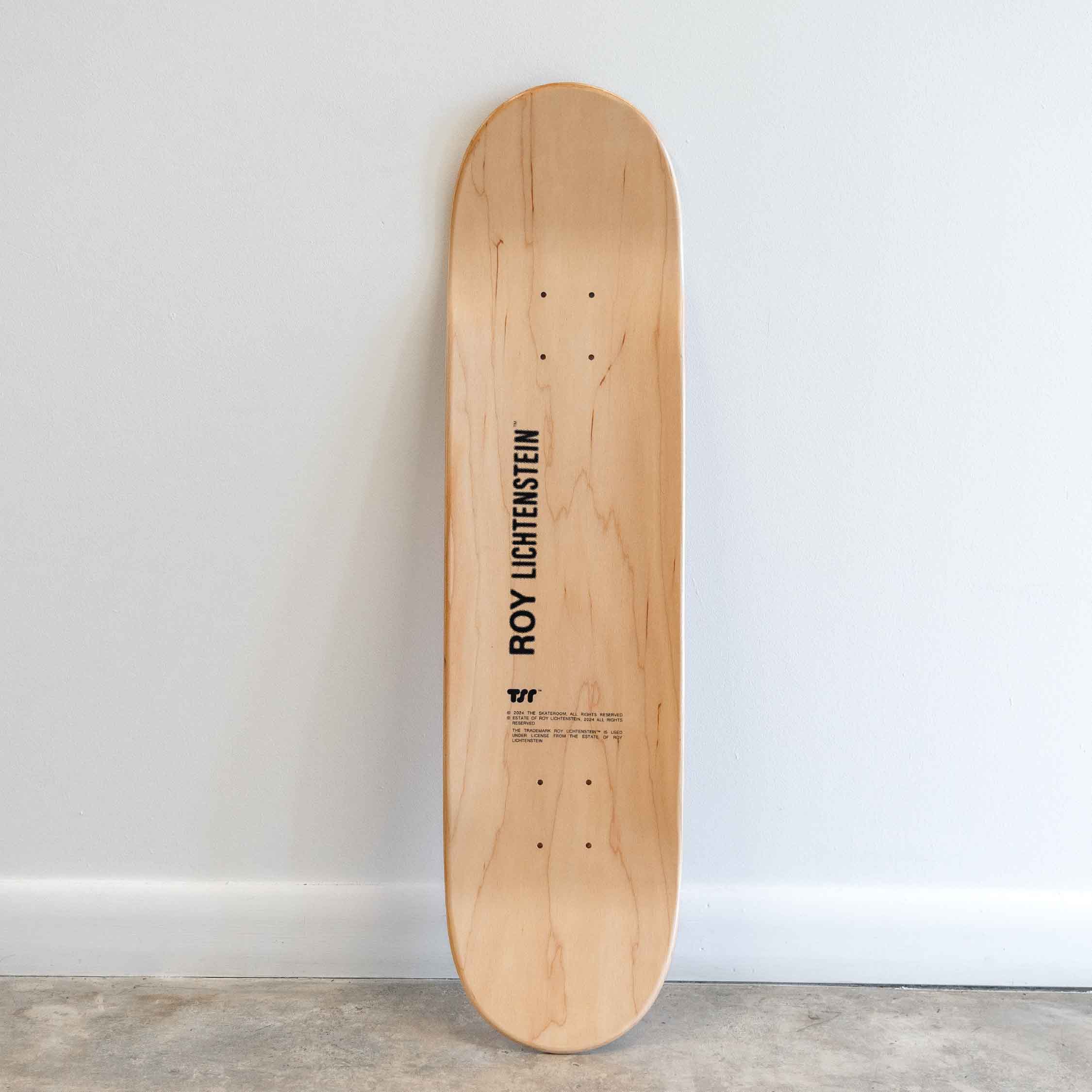 Roy Lichtenstein VAROOM! Skate Deck