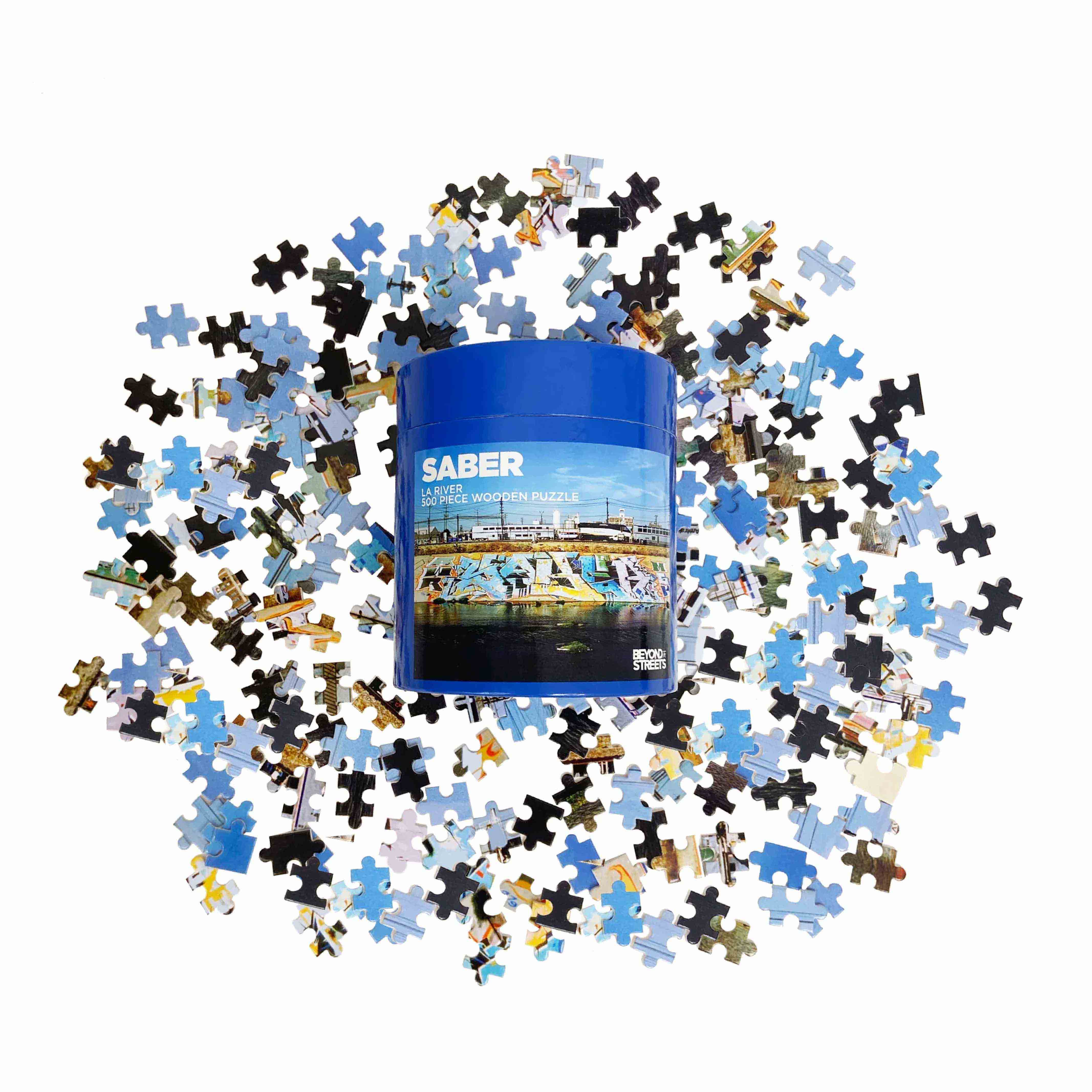 Saber L.A. RIVER Wooden Puzzle 500 Pieces Secondary image