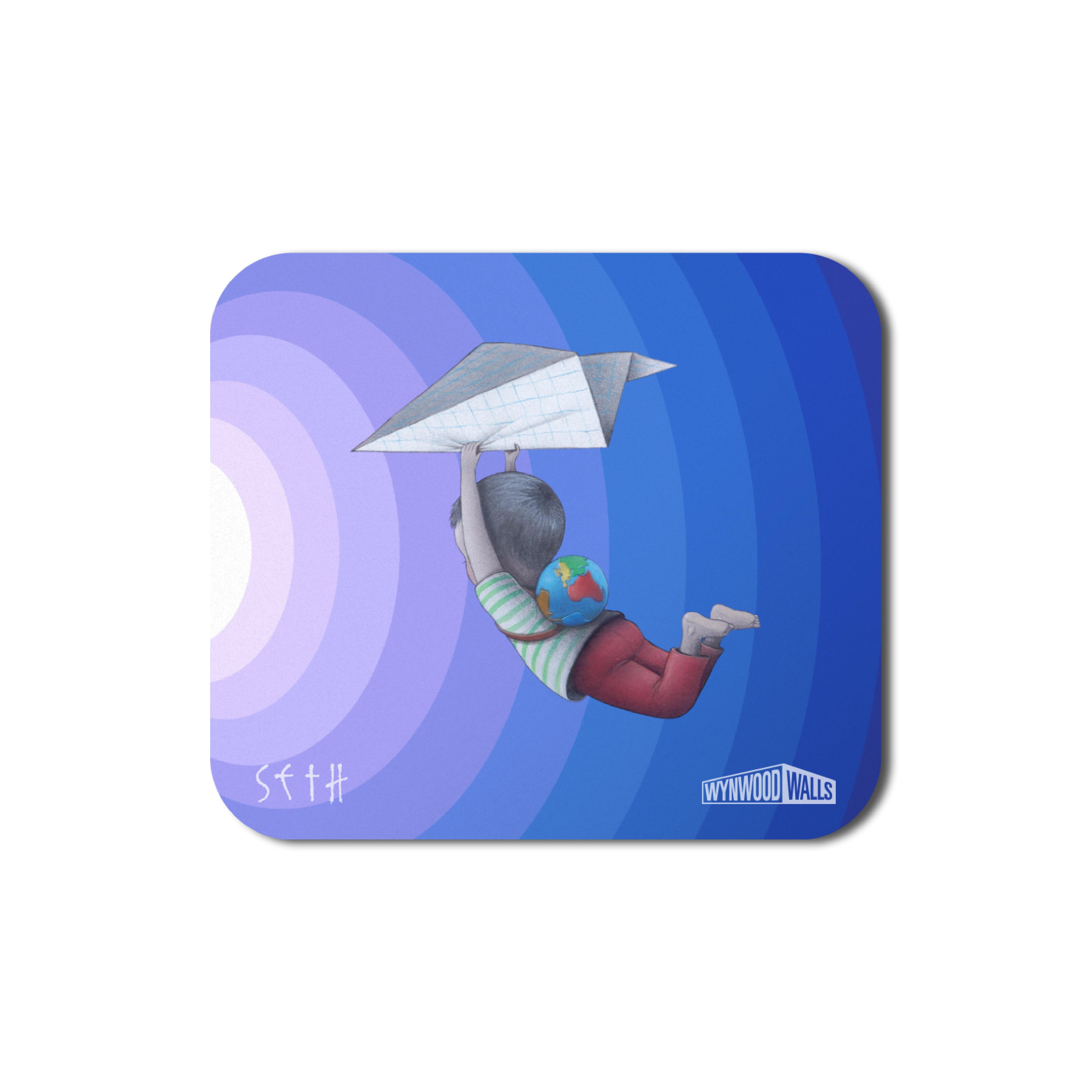 Seth FLYING BLUE Mouse Pad Secondary image
