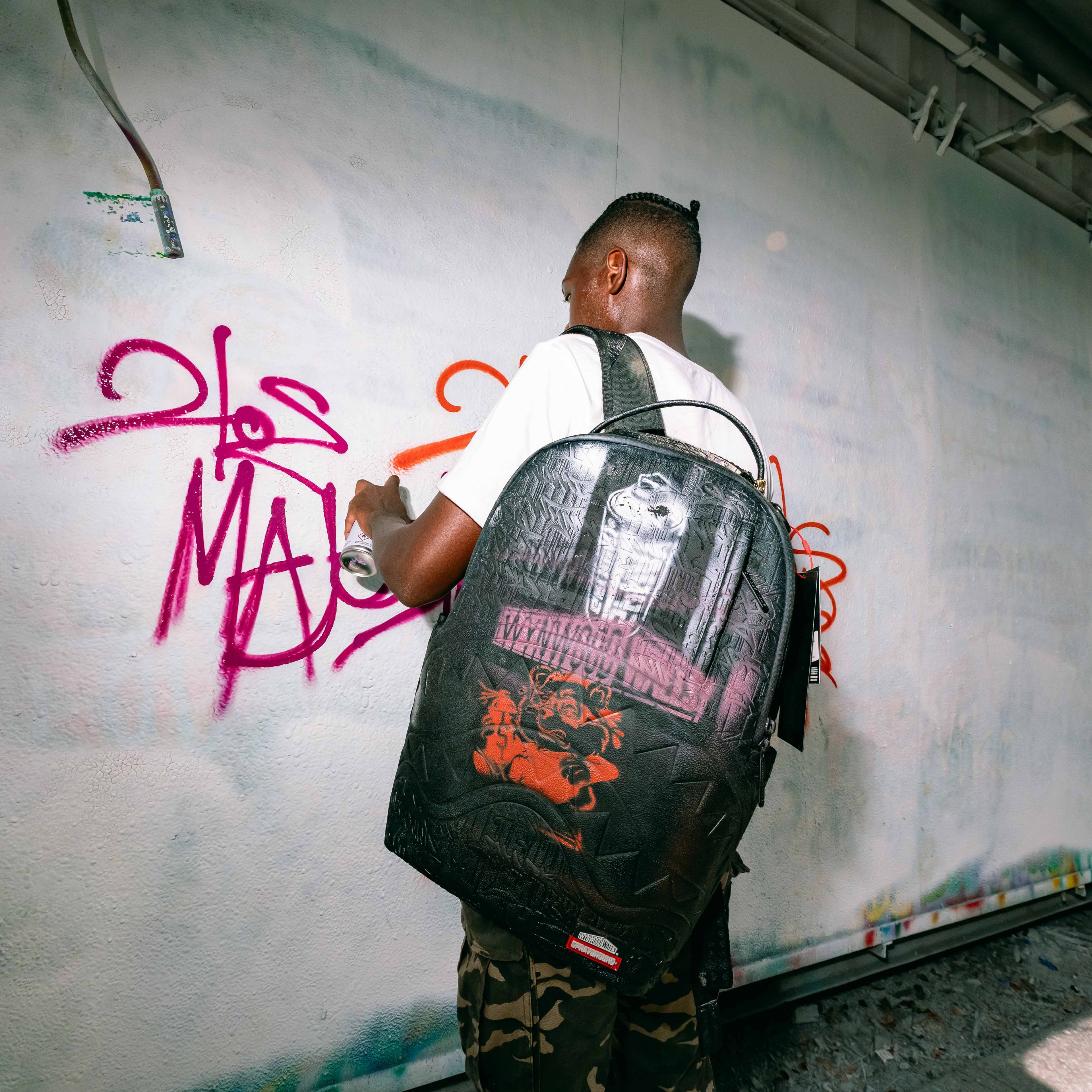 Wynwood Walls STENCIL COLLECTION Sprayground Backpack