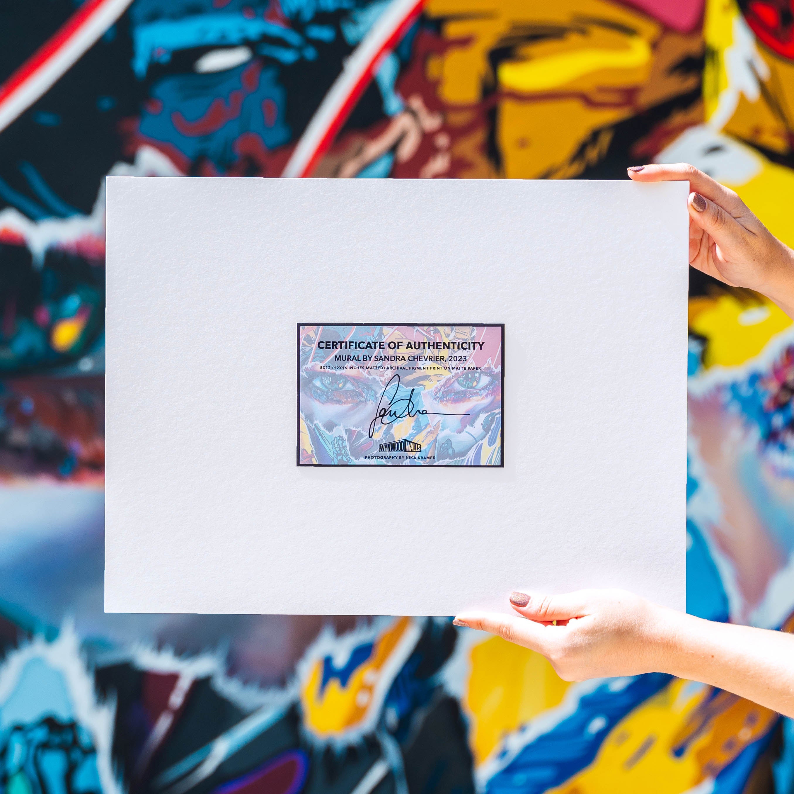 Sandra Chevrier Matted Print 2023