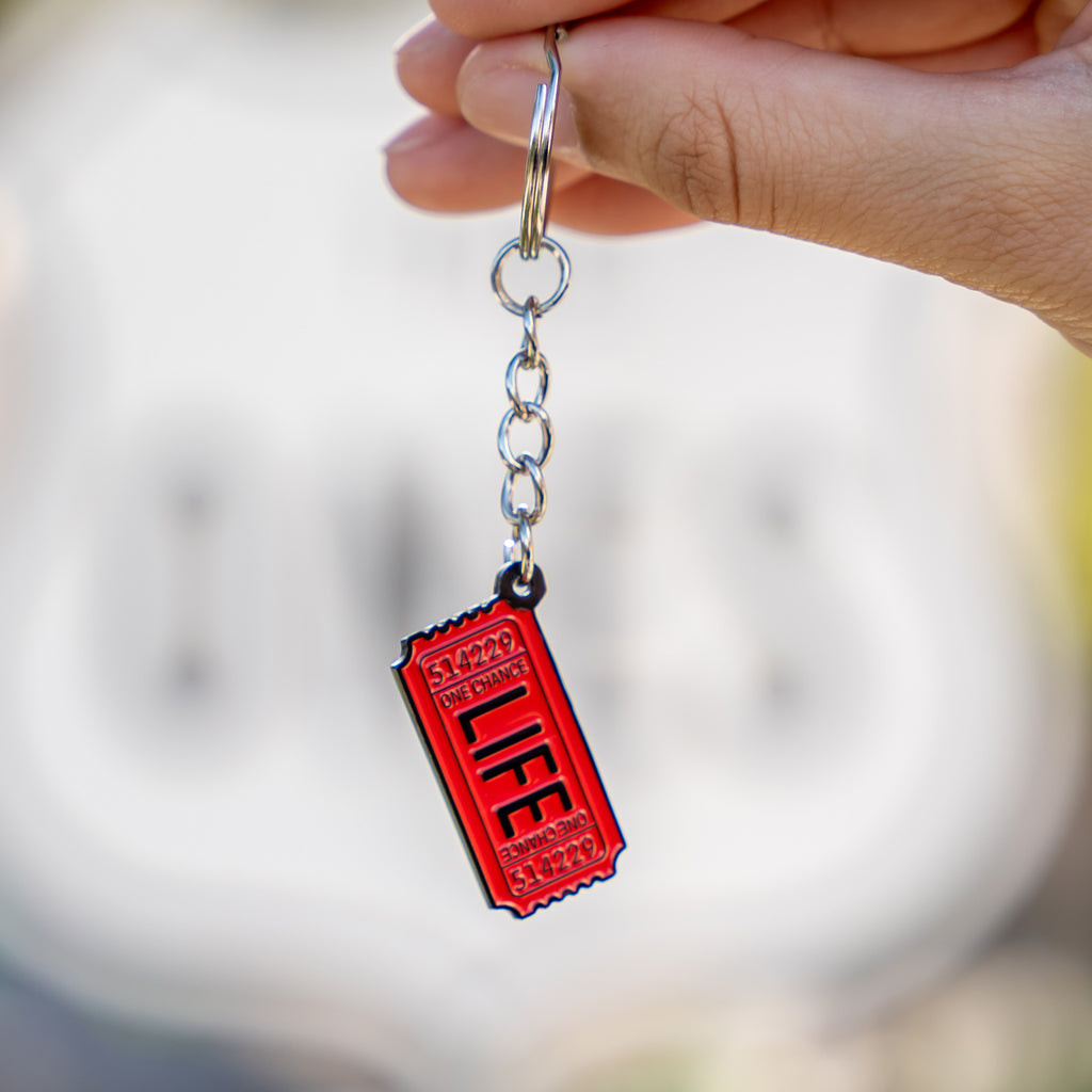 Scott Froschauer PRESENT TO WIN LIFE Keychain