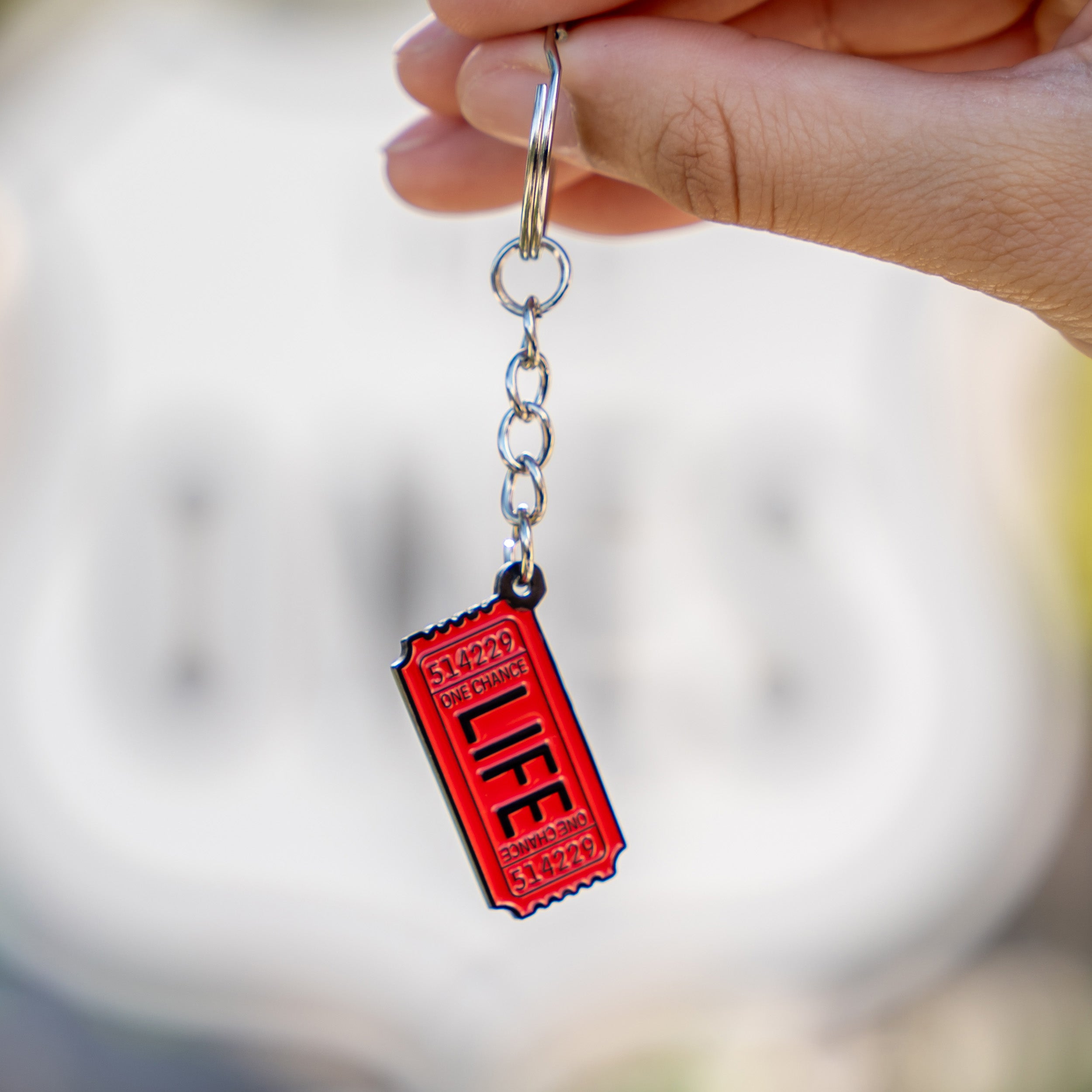 Scott Froschauer PRESENT TO WIN LIFE Keychain