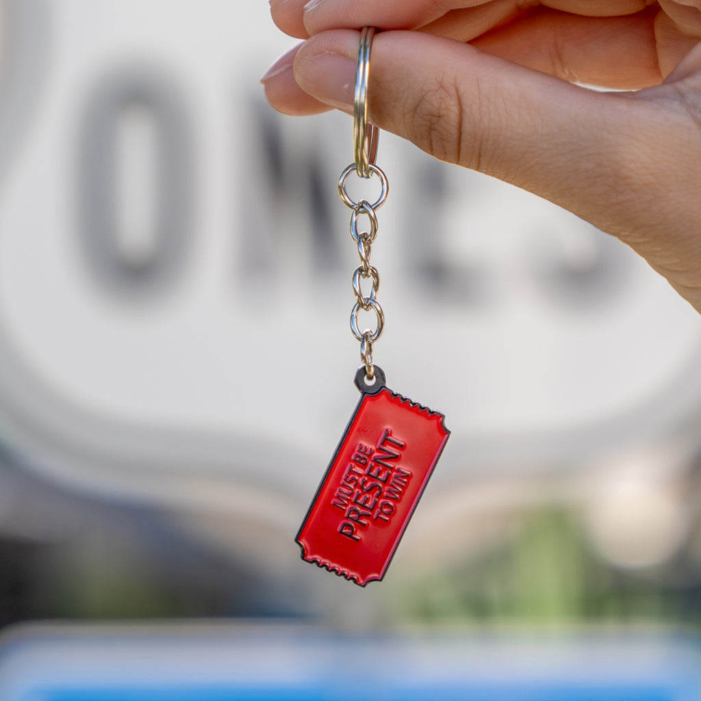 Scott Froschauer PRESENT TO WIN LIFE Keychain