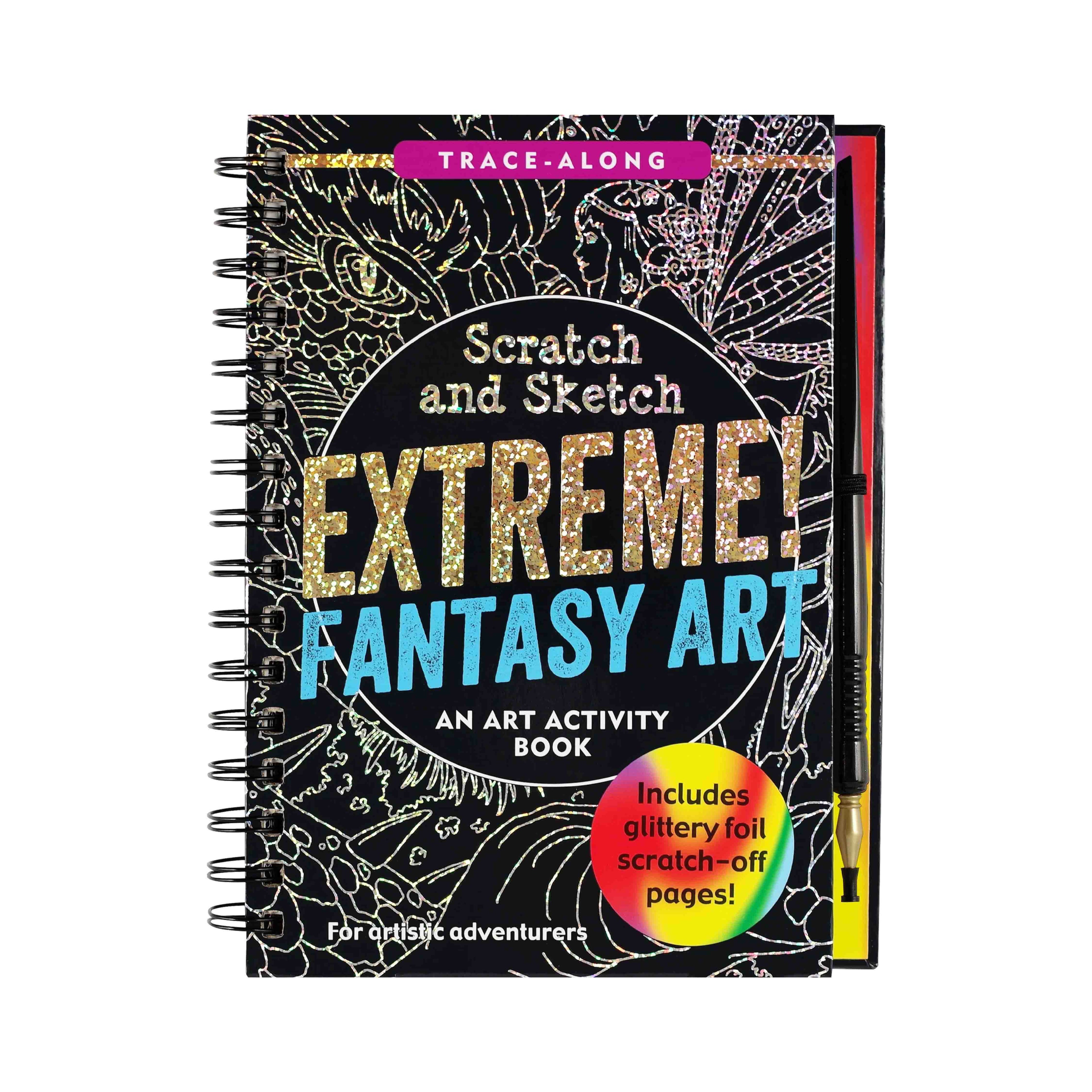 Extreme Fantasy Art Scratch and Sketch