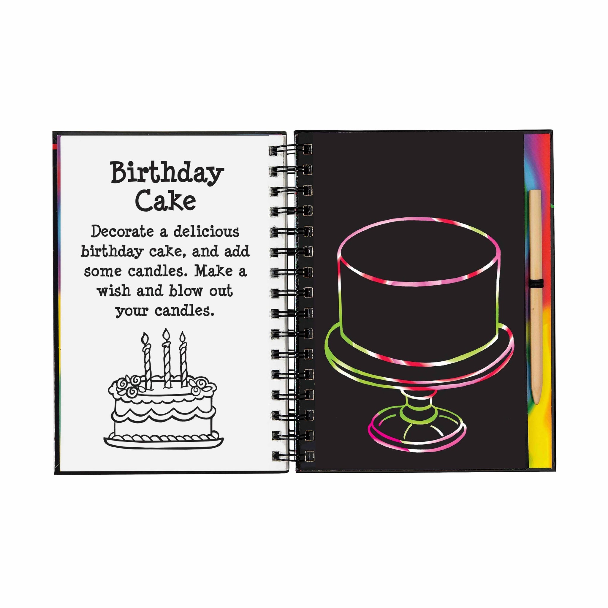 Happy Birthday Scratch and Sketch