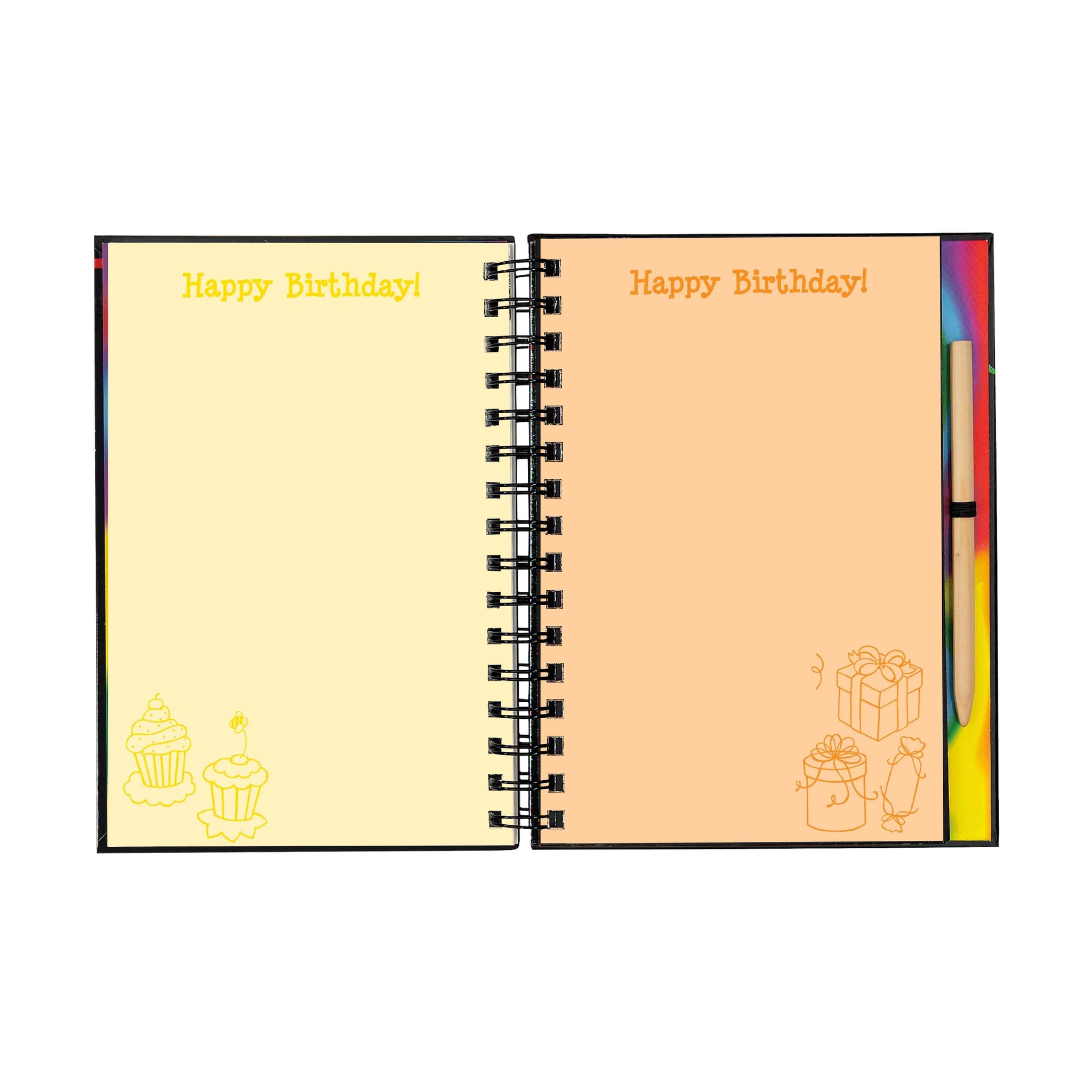 Happy Birthday Scratch and Sketch