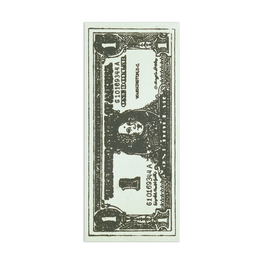 Andy Warhol Dollar Bill Shaped Bookmark