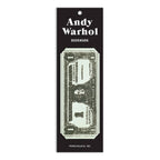 Andy Warhol Dollar Bill Shaped Bookmark