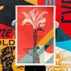 Shepard Fairey AR-15 LILY Signed Offset Lithograph