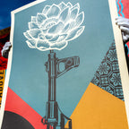 Shepard Fairey AK-47 LOTUS Signed Offset Lithograph