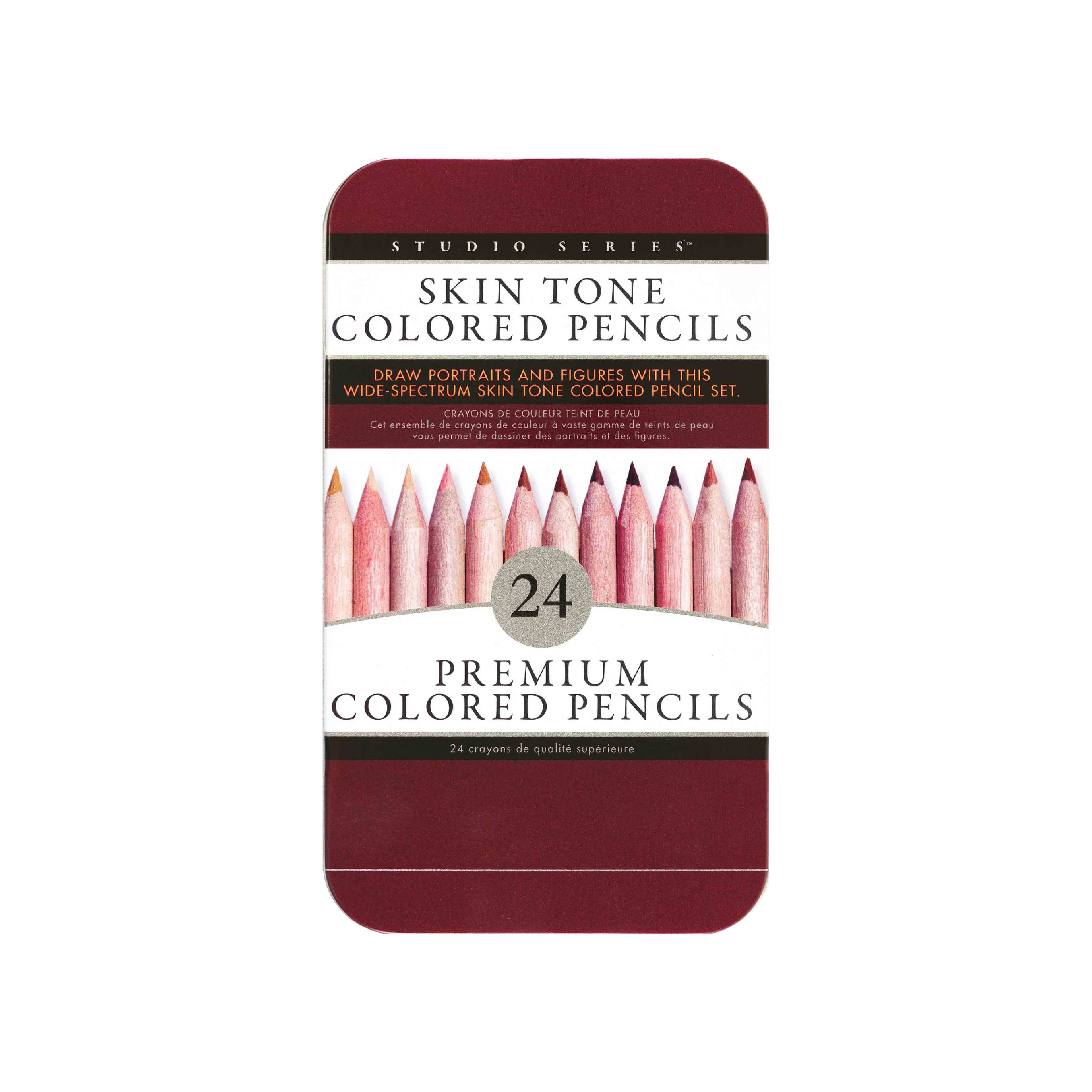 Skin Tone Colored Pencils (Set of 24)