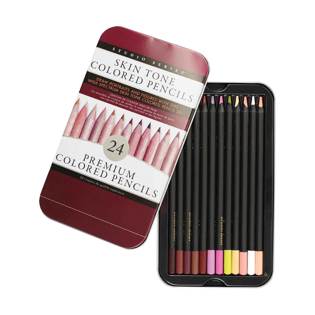 Skin Tone Colored Pencils (Set of 24)