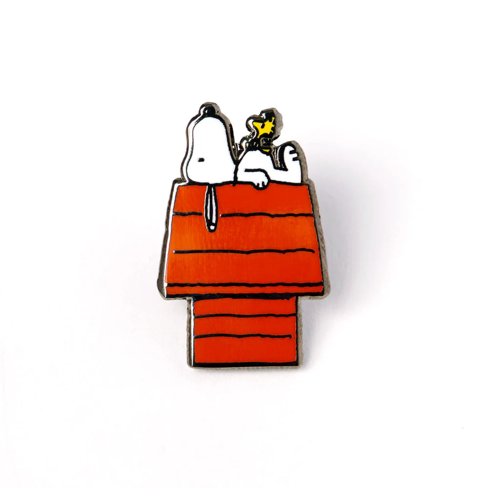 Snoopy & Woodstock House Enamel Pin