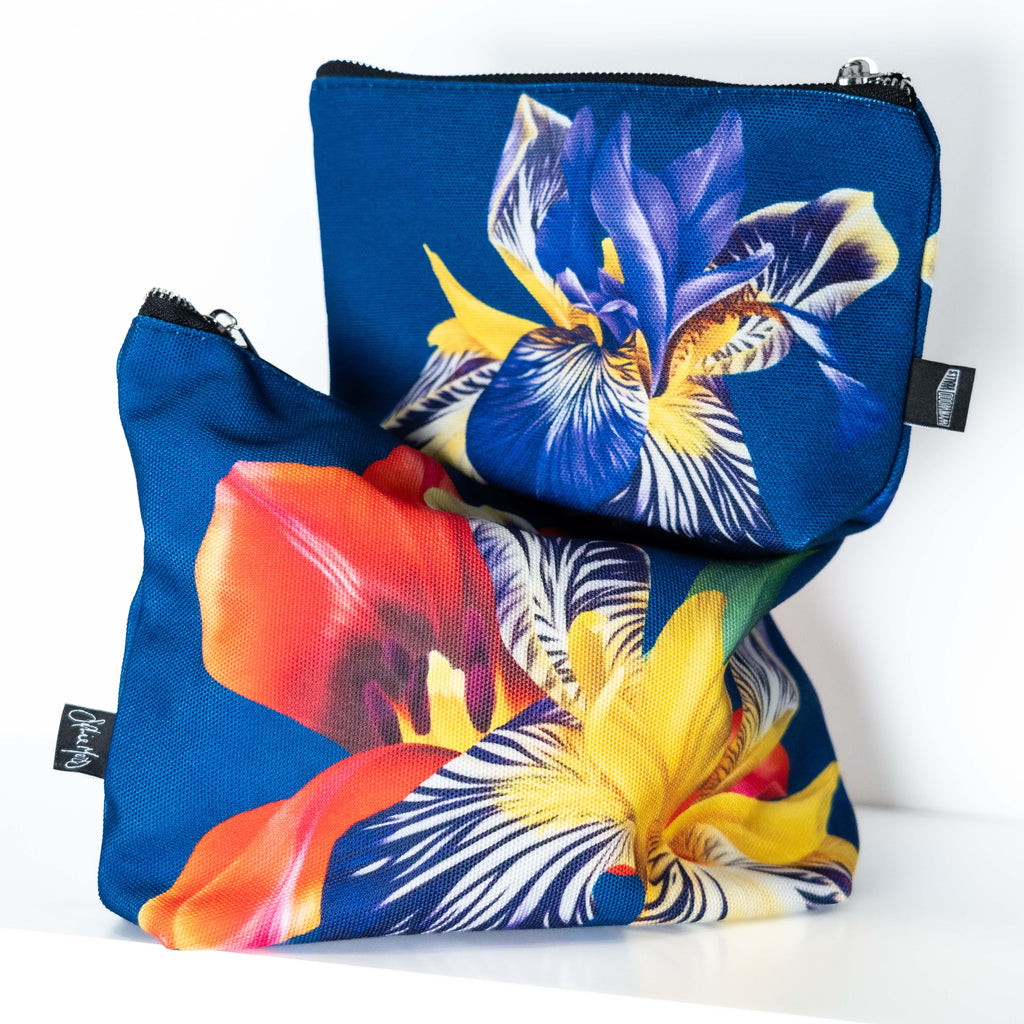 Sophie Mess MAGNETIC ORANGE & IRIS DREAMS Essentials Pouch Set