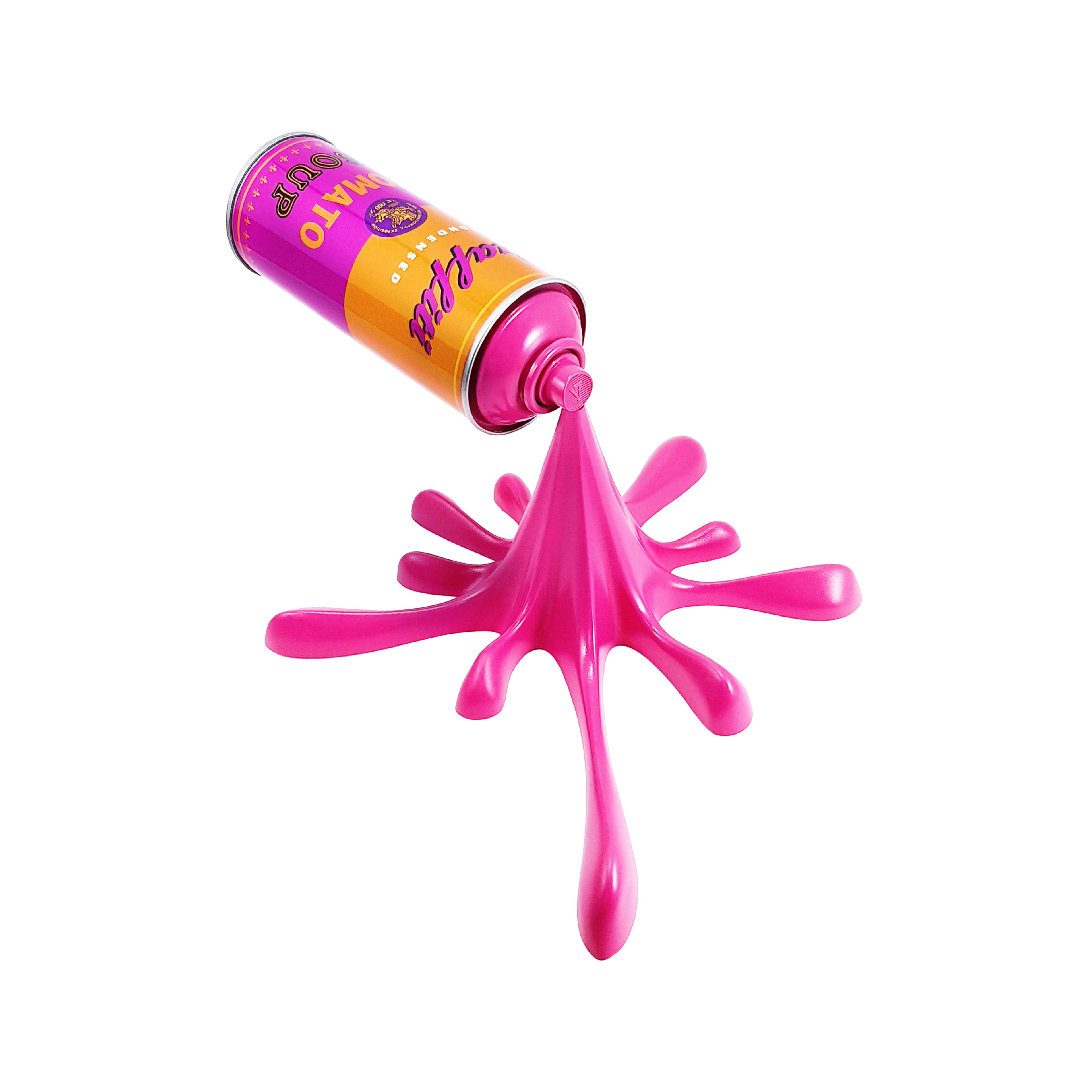 Pink Soup Splash Sculpture