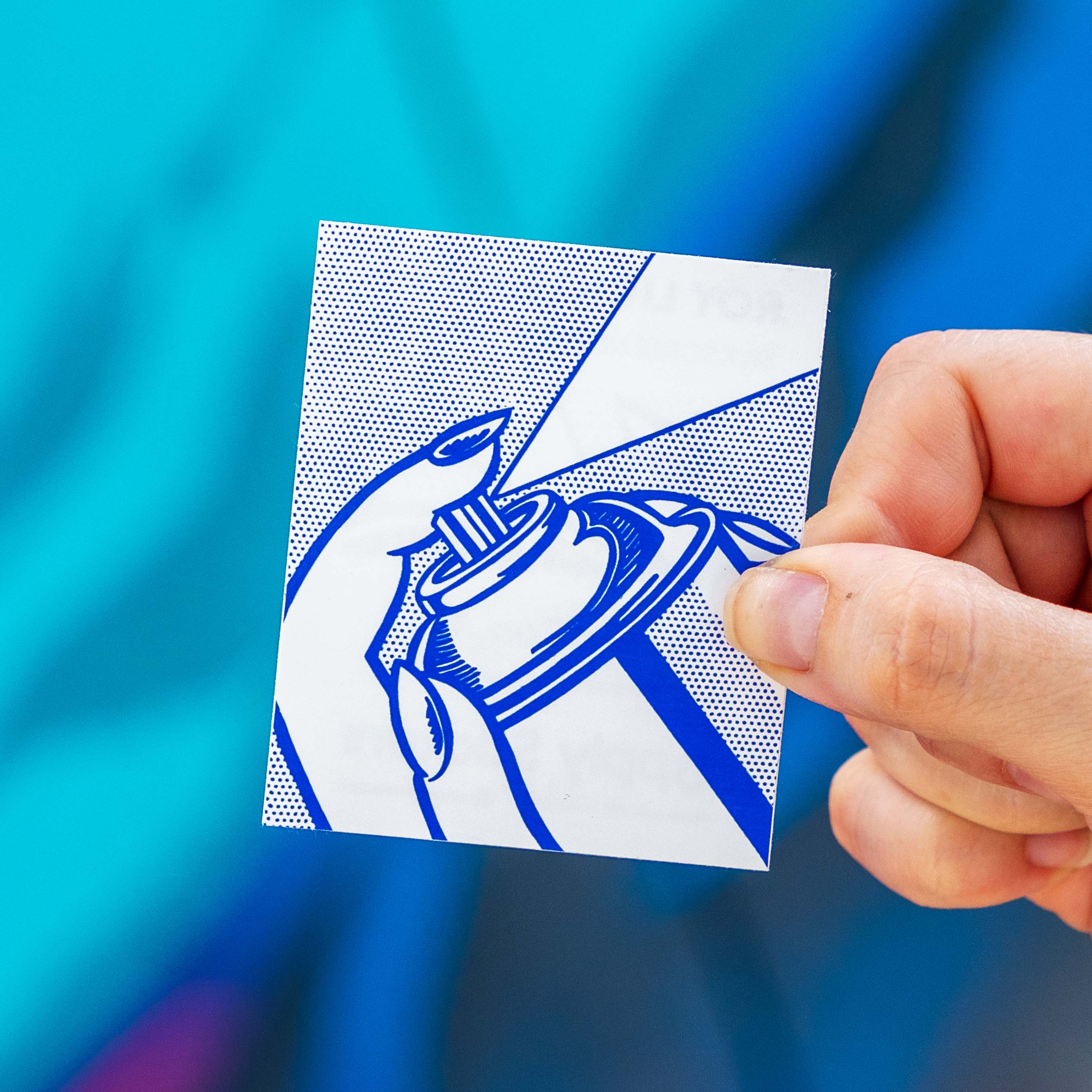 Roy Lichtenstein  Spray Can Sticker Secondary image