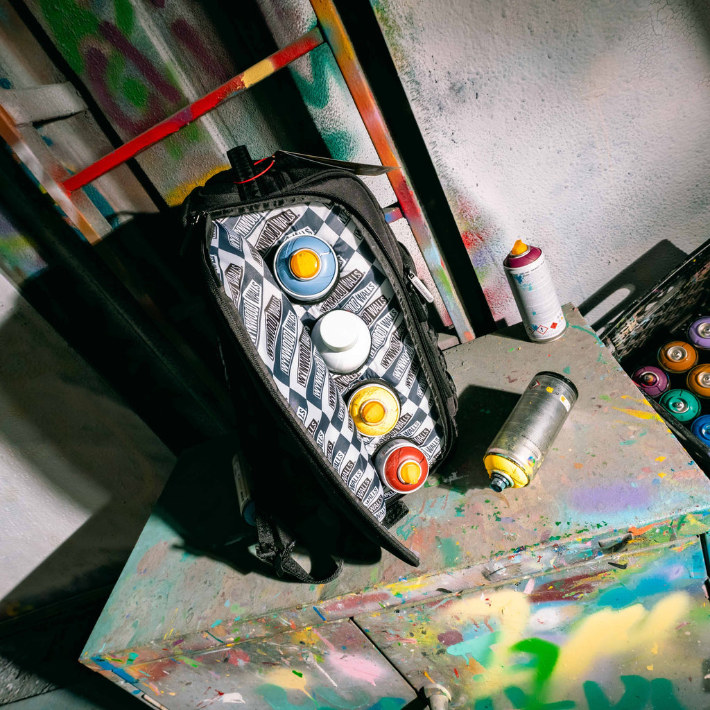 Wynwood Walls x Sprayground Graffiti Utility Backpack - 8 Can Holder