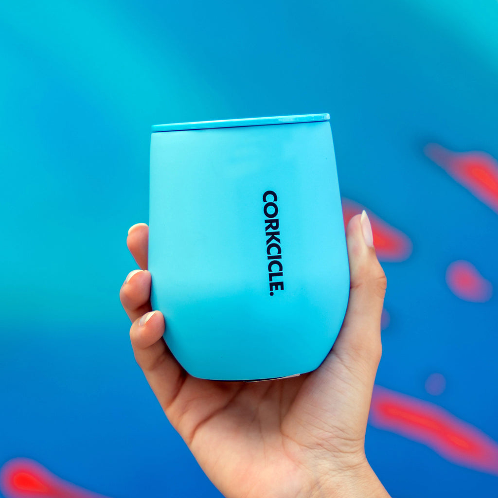 Stemless - 12oz Santorini