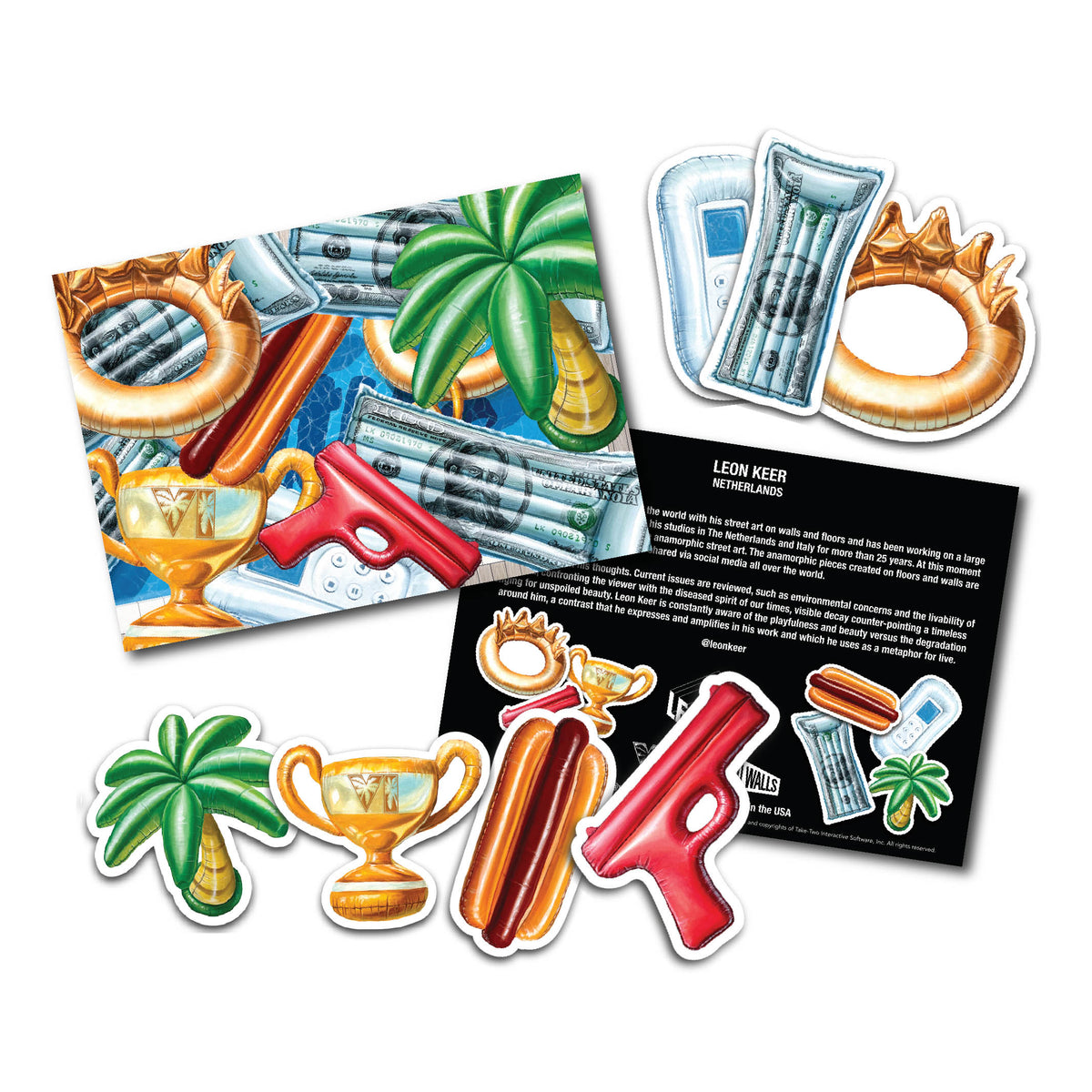 Leon Keer SEVEN SINS Sticker Pack Main image