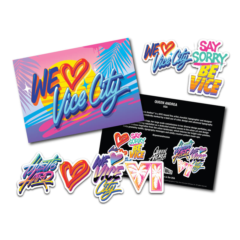 Queen Andrea GTAVI Sticker Pack