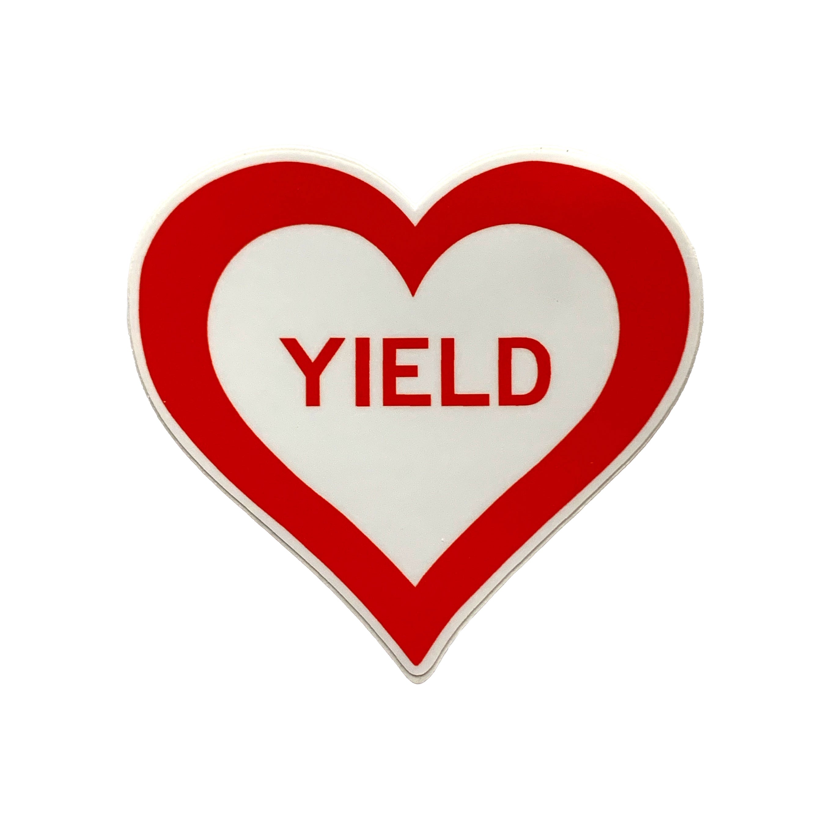 Scott Froschauer Yield Heart Sticker Main image