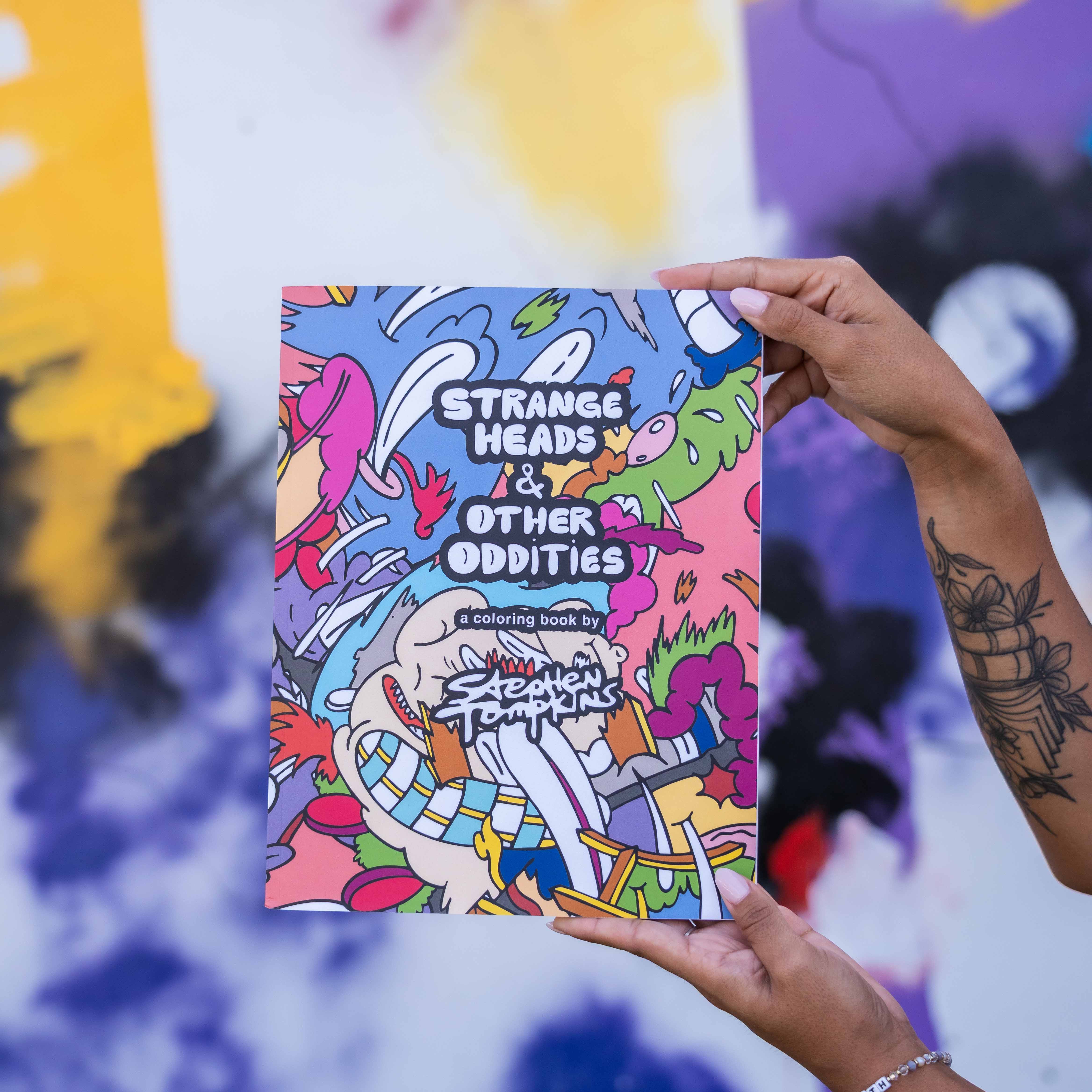 Stephen Tompkins Strange Heads & Other Oddities Coloring Book Secondary image