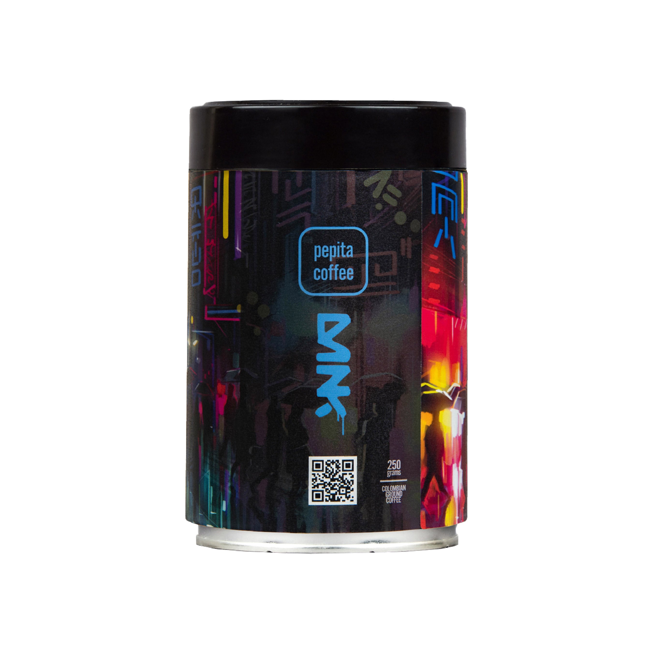 Dan Kitchener Streets Of Neon Ground Coffee Tin - Last Chance