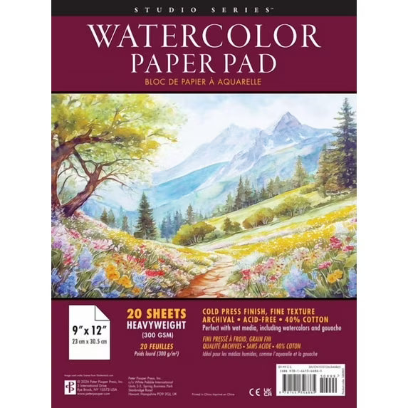 Studio Series Watercolor Paper Pad