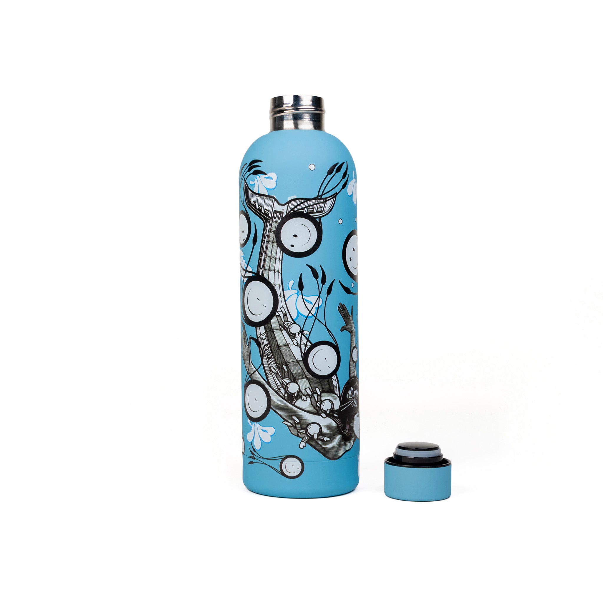 The London Police MERMAID WITH SQUILLADS Water Bottle 750mL