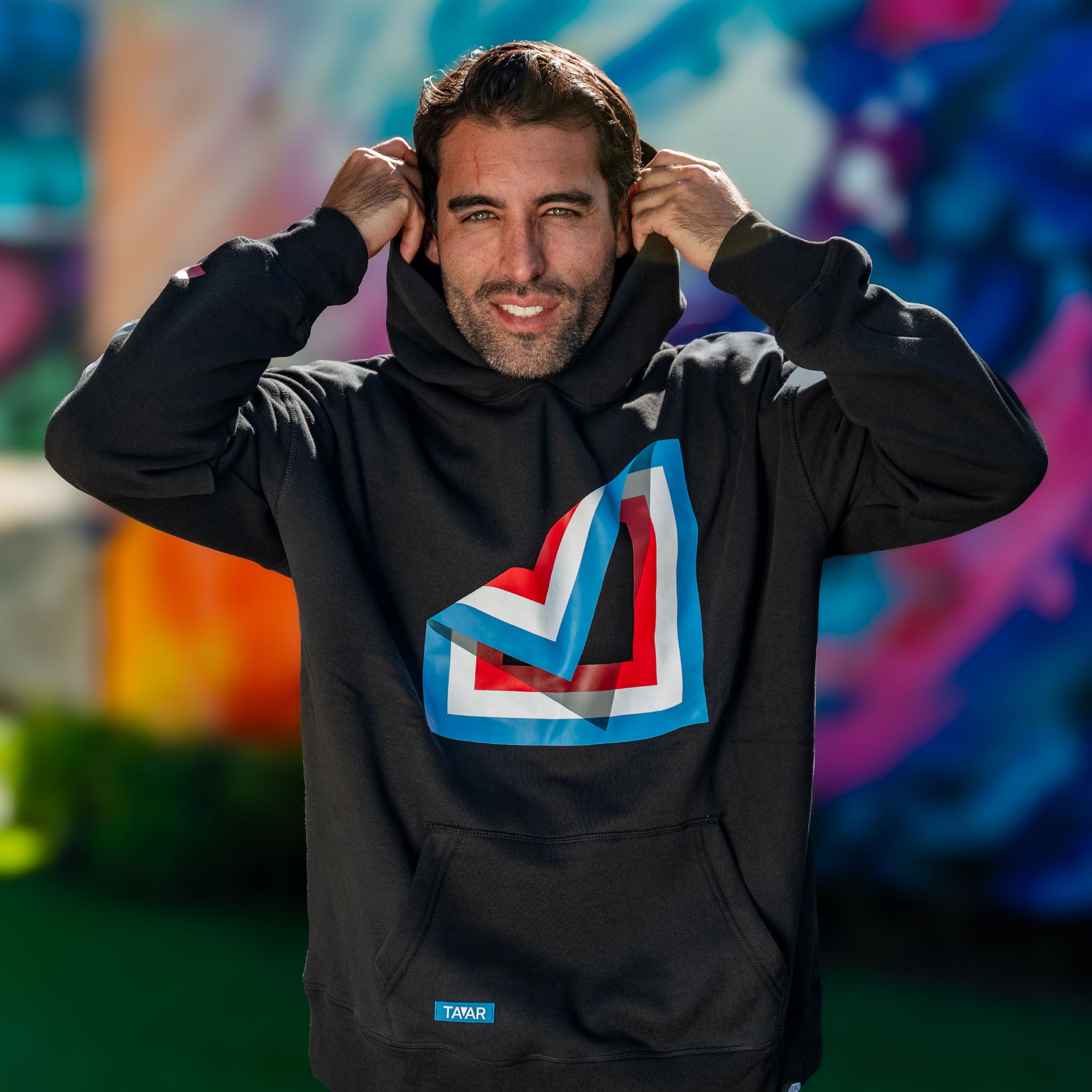 Tavar Zawacki LAZY SQUARE Wynwood Walls Hoodie