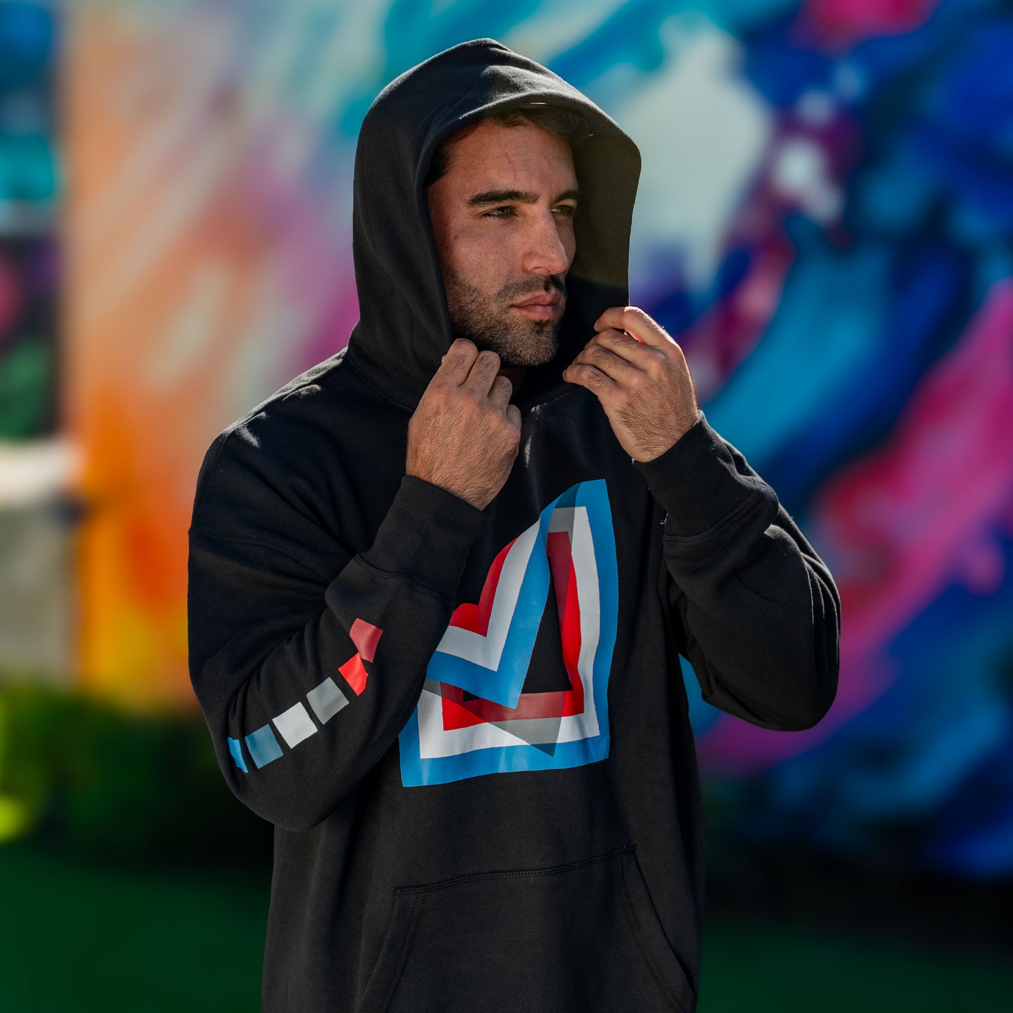 Tavar Zawacki LAZY SQUARE Wynwood Walls Hoodie