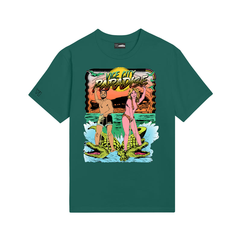 Faile VICE CITY PARADISE T-shirt Green