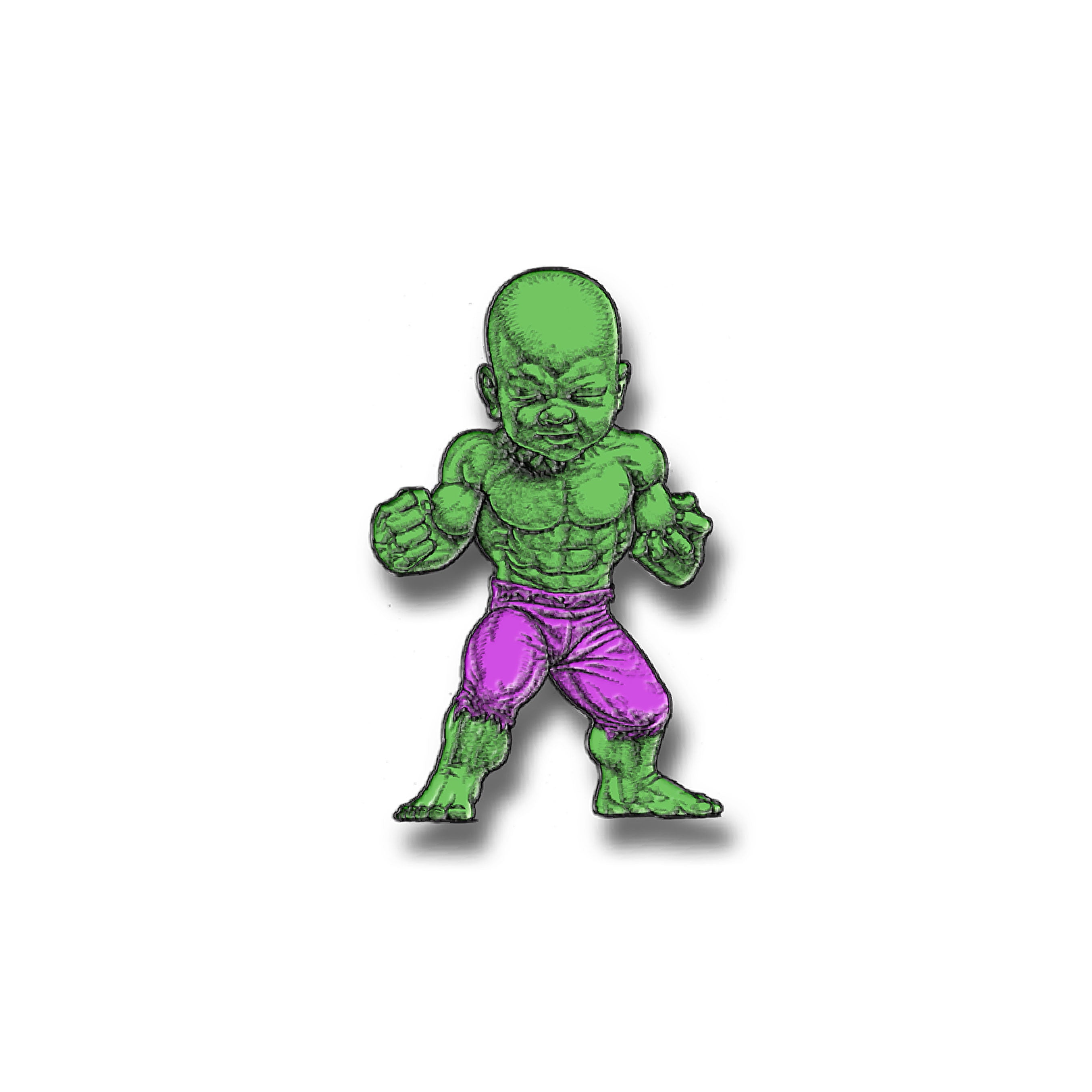 Ron English TEMPER TOT GREEN  Pin Main image