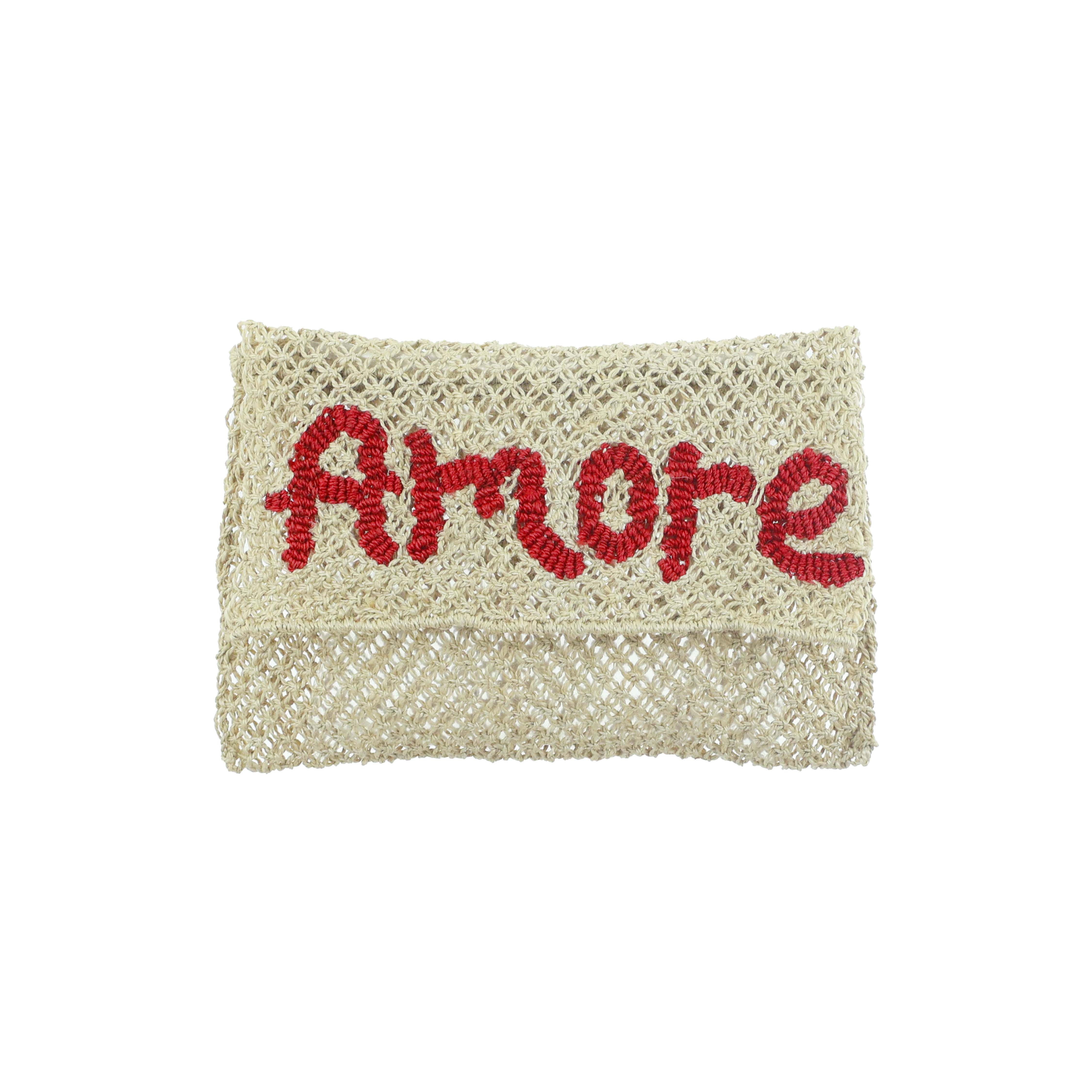 Milly AMORE Jute Tote Bag Main image