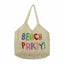 Drew BEACH PARTY! Jute Tote Bag