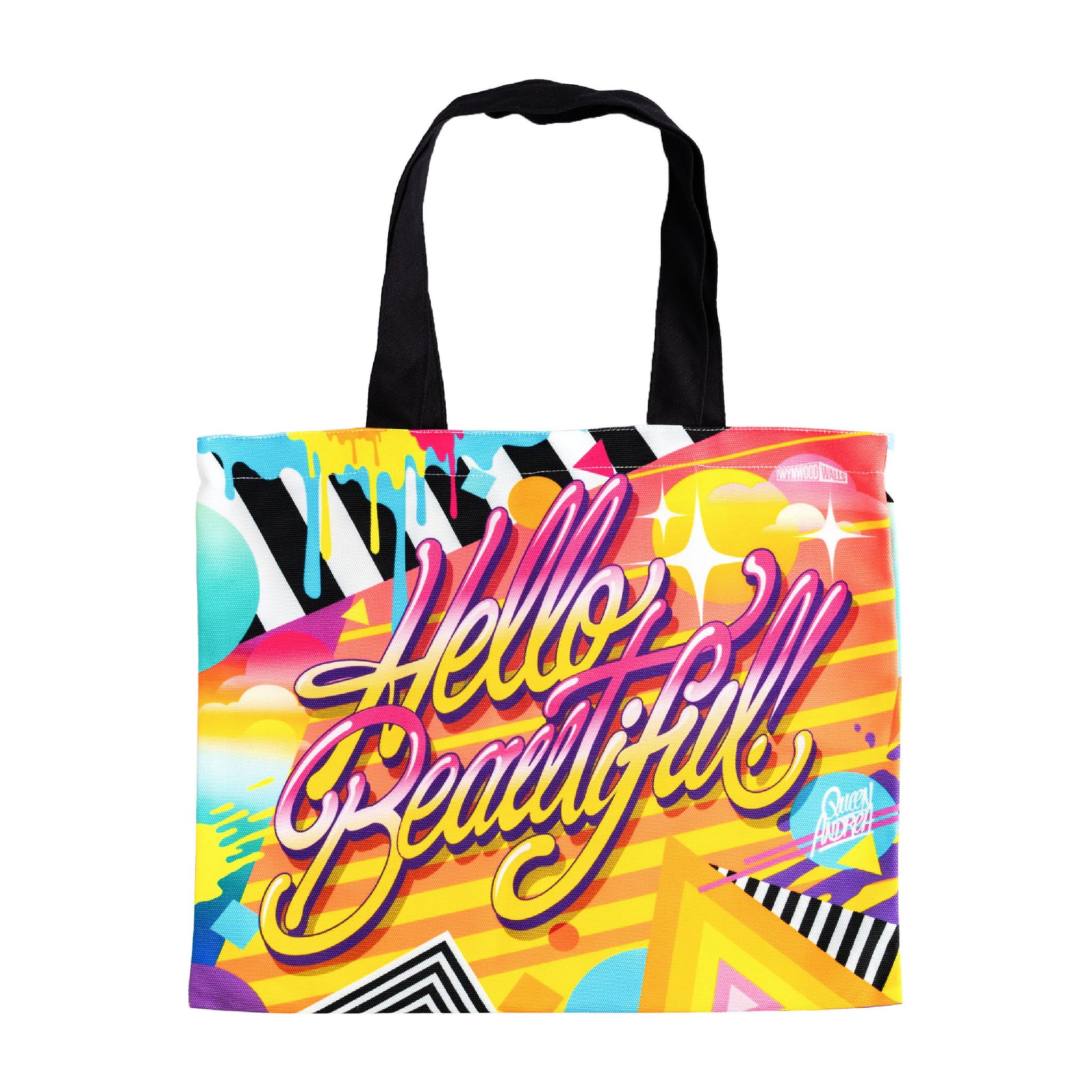 Queen Andrea HELLO BEAUTIFUL Tote Bag