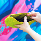 Travel Pouch Small - Wall Citron & Green
