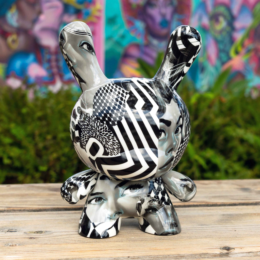 20th Anniversary Monochromic Dunny 8" Art Figure by Tristan Eaton